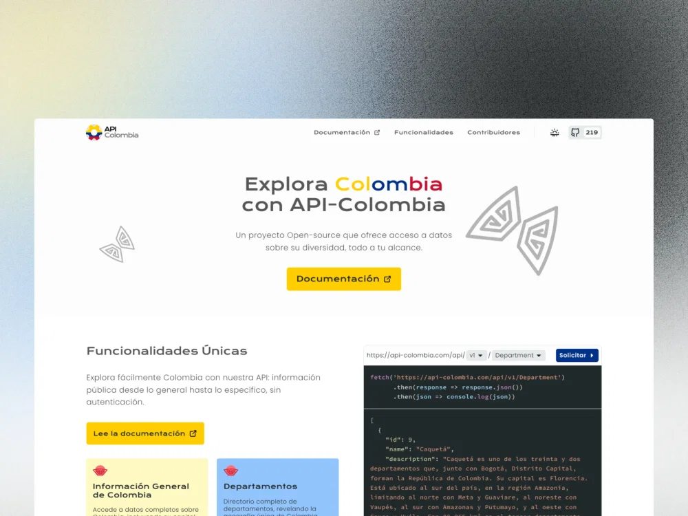 Exciting Collaboration on API Colombia